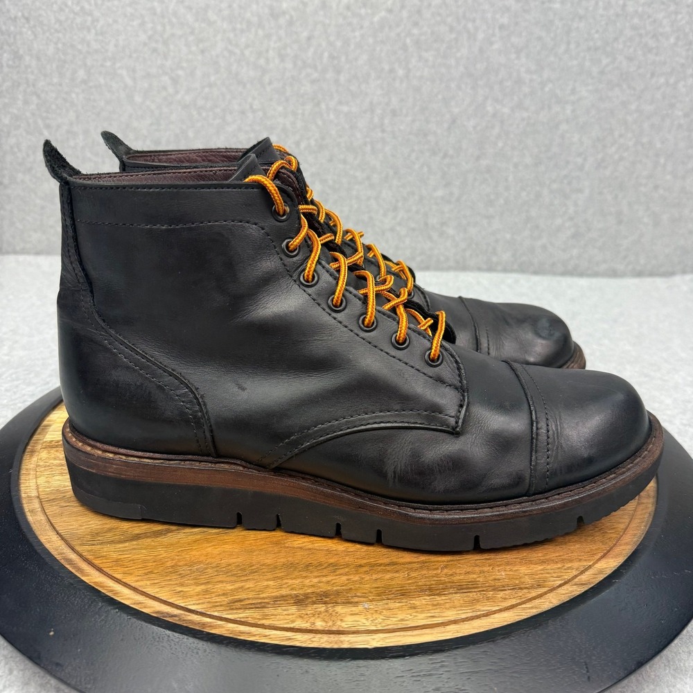 Allen Edmonds "Park City" Lace Up Weatherproof Boots Men's Size 11 Black Leather